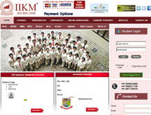 Tablet Screenshot of iikm.net